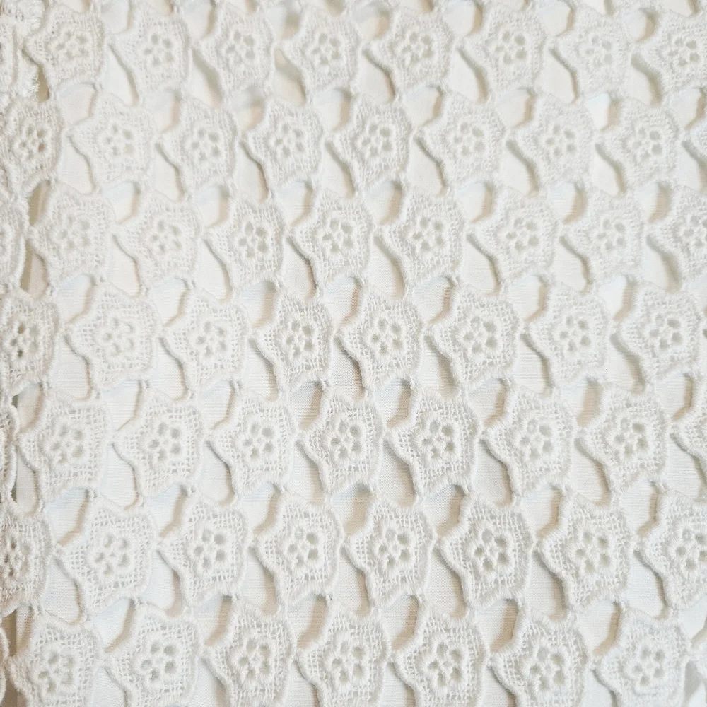 Joe Fresh White Eyelet Mini Skirt With Cotton Lining Size 10/Medium - Picture 5 of 9